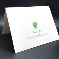 Engraved Thank You Cards Alpha Gamma Rho