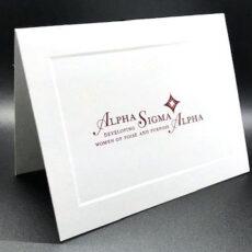 Official Notecards With New Graphic Standard Alpha Sigma Alpha