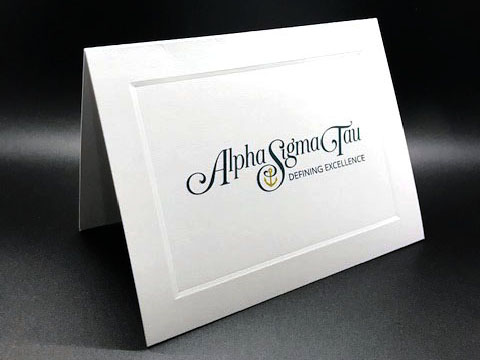 Official Notecards With New Graphic Standard Alpha Sigma Tau