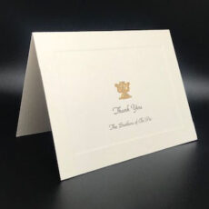 Engraved Thank You Cards Chi Psi