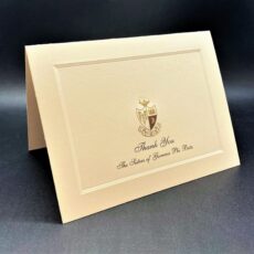 Engraved Thank You Cards Gamma Phi Beta