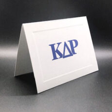 Raised Greek Letter Notecards Kappa Delta Rho