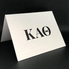 Raised Greek Letter Notecards Kappa Alpha Theta