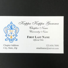Business Cards Kappa Kappa Gamma