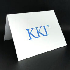 Raised Greek Letter Notecards Kappa Kappa Gamma