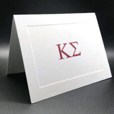 Raised Greek Letter Notecards Kappa Sigma