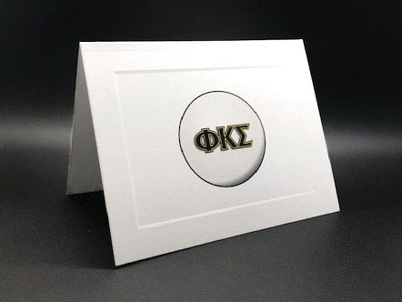 Full Color Greek Letter Notecards Phi Kappa Sigma