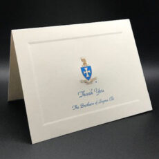 Engraved Thank You Cards Sigma Chi