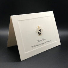Engraved Thank You Cards Sigma Nu
