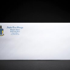 Business Size Envelopes Alpha Tau Omega