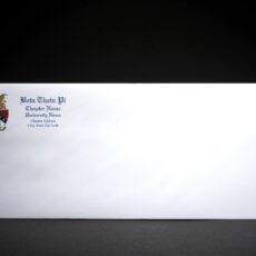 Business Size Envelopes Beta Theta Pi