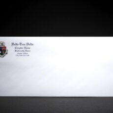 Business Size Envelopes Delta Tau Delta