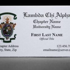 Business Cards Lambda Chi Alpha