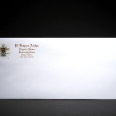 Business Size Envelopes Pi Kappa Alpha