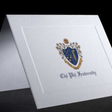 Full Color Crest Notecards Chi Phi