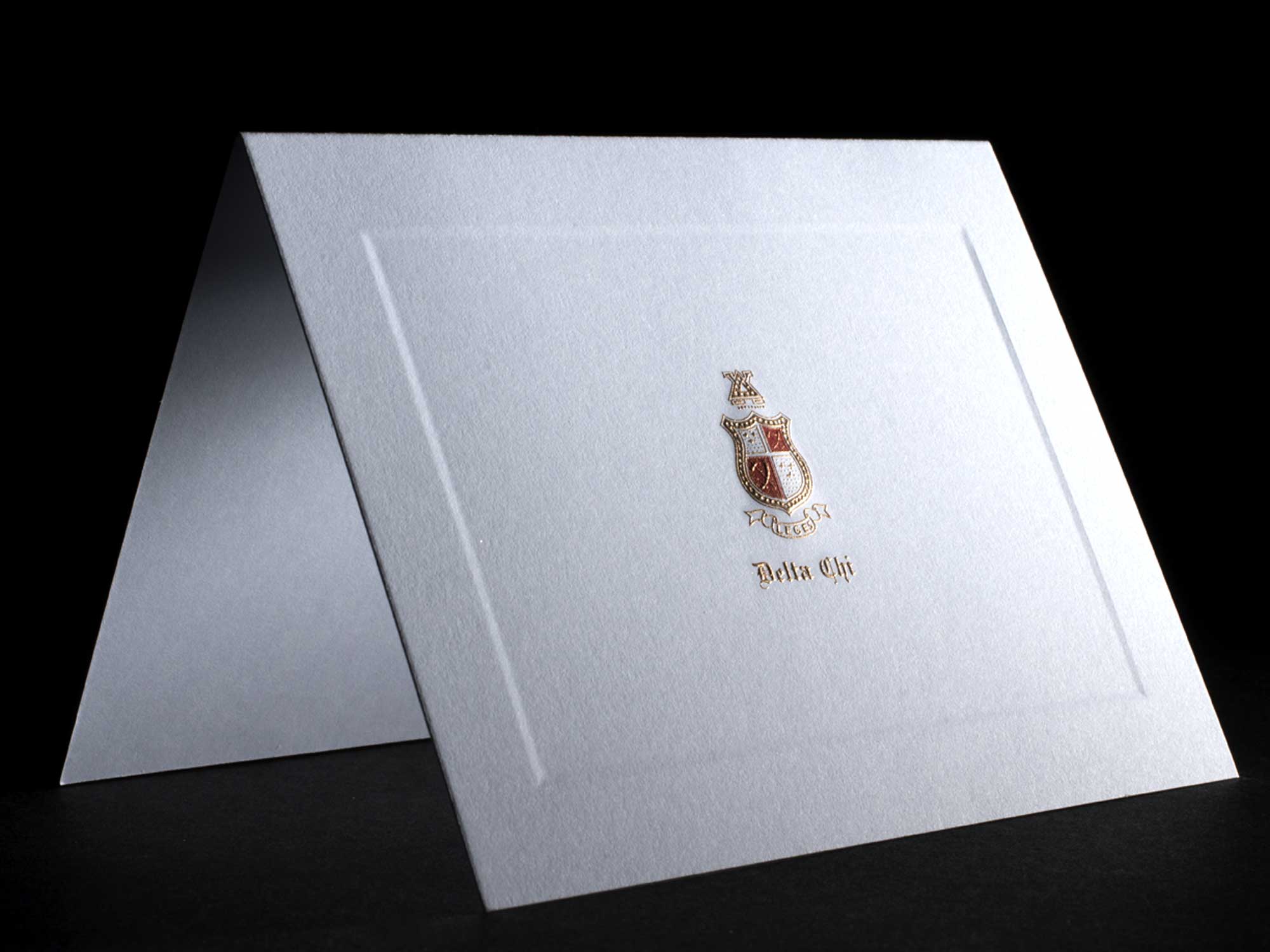 Engraved Notecards Delta Chi
