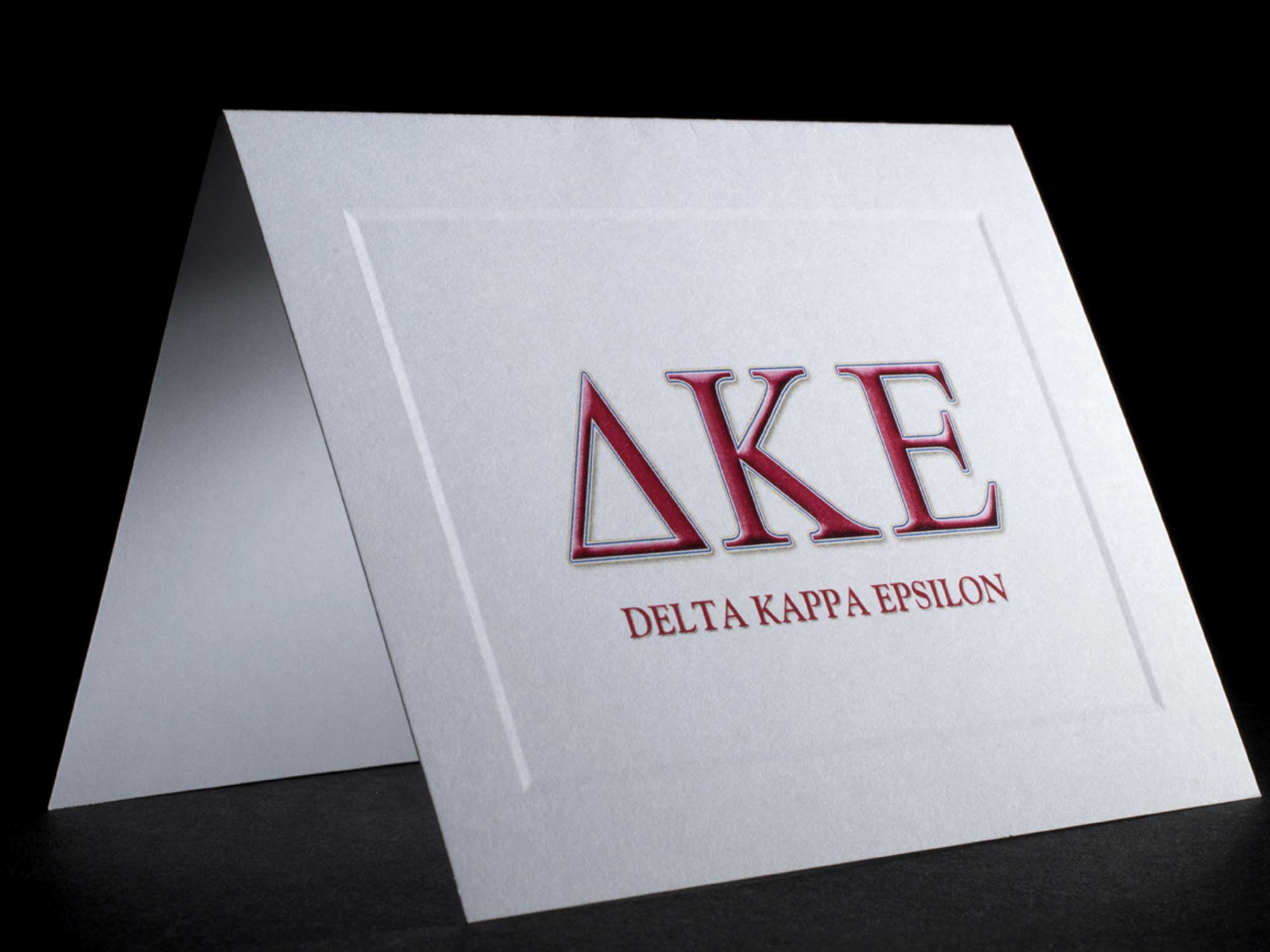 Full Color Greek Letter Notecards Delta Kappa Epsilon