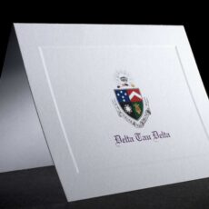 Full Color Crest Notecards Delta Tau Delta
