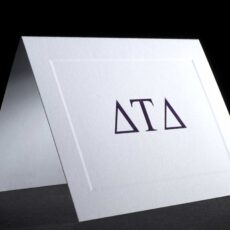 Raised Greek Letter Notecards Delta Tau Delta