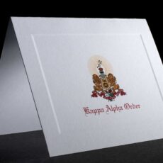 Full Color Crest Notecards Kappa Alpha Order