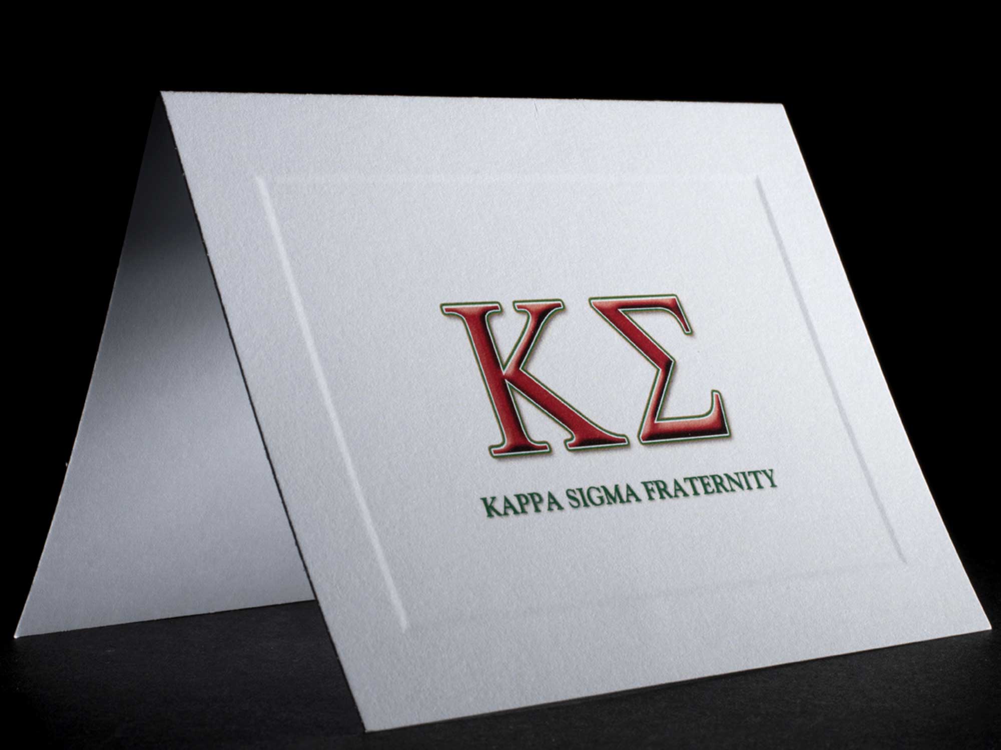 Full Color Greek Letter Notecards Kappa Sigma