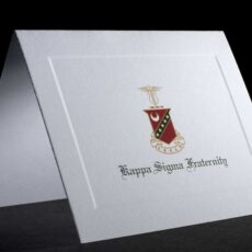 Full Color Crest Notecards Kappa Sigma