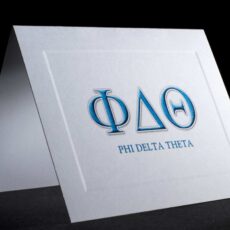Full Color Greek Letter Notecards Phi Delta Theta