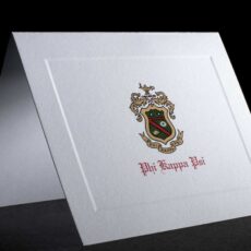 Full Color Crest Notecards Phi Kappa Psi