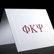 Raised Greek Letter Notecards Phi Kappa Psi