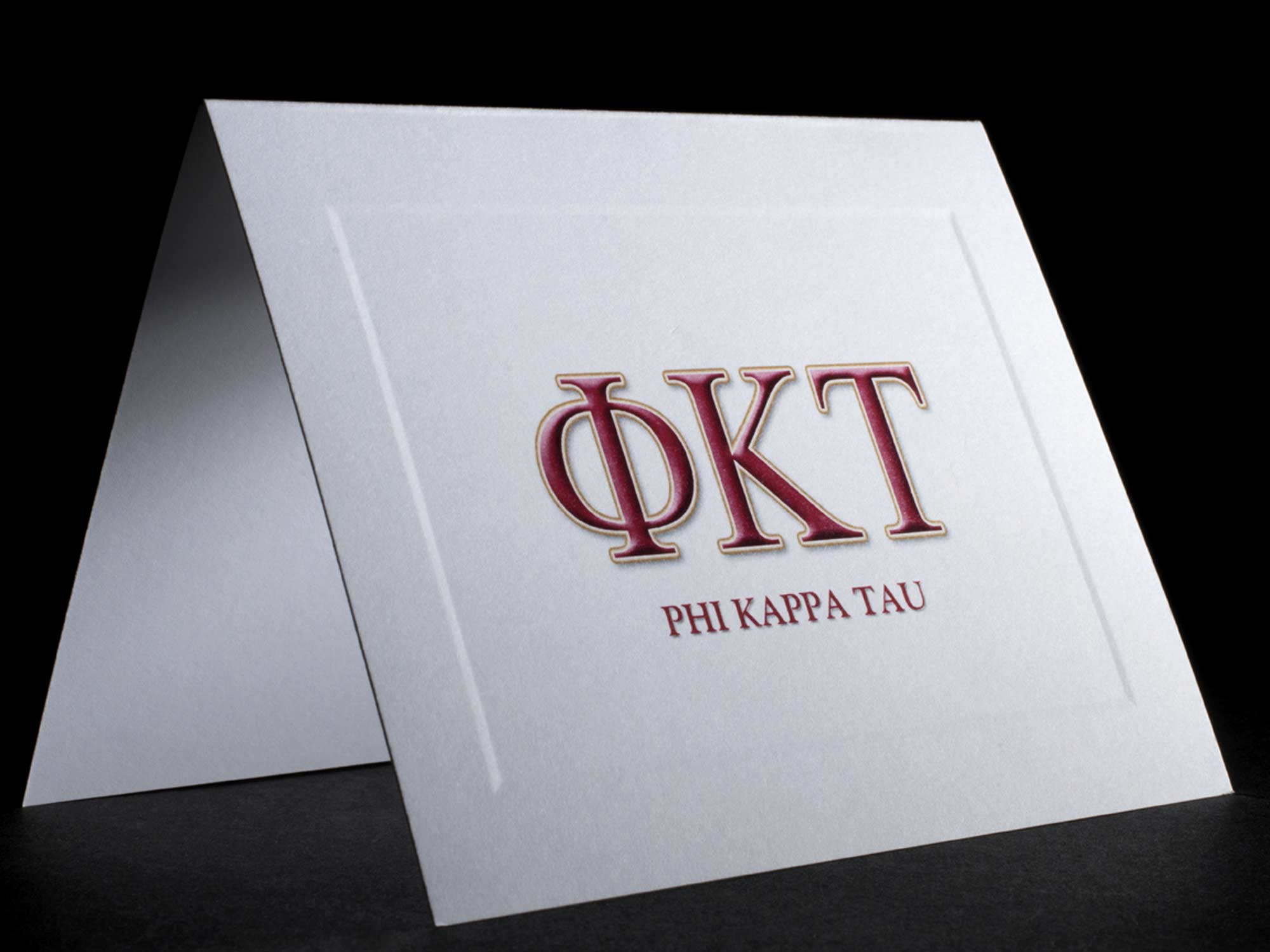 Full Color Greek Letter Notecards Phi Kappa Tau