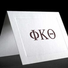 Raised Greek Letter Notecards Phi Kappa Theta