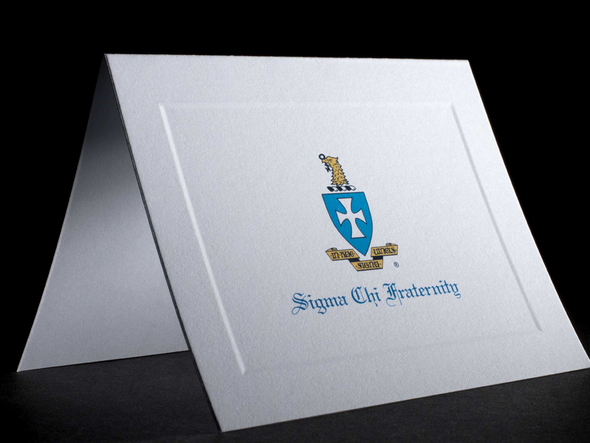 Full Color Crest Notecards Sigma Chi