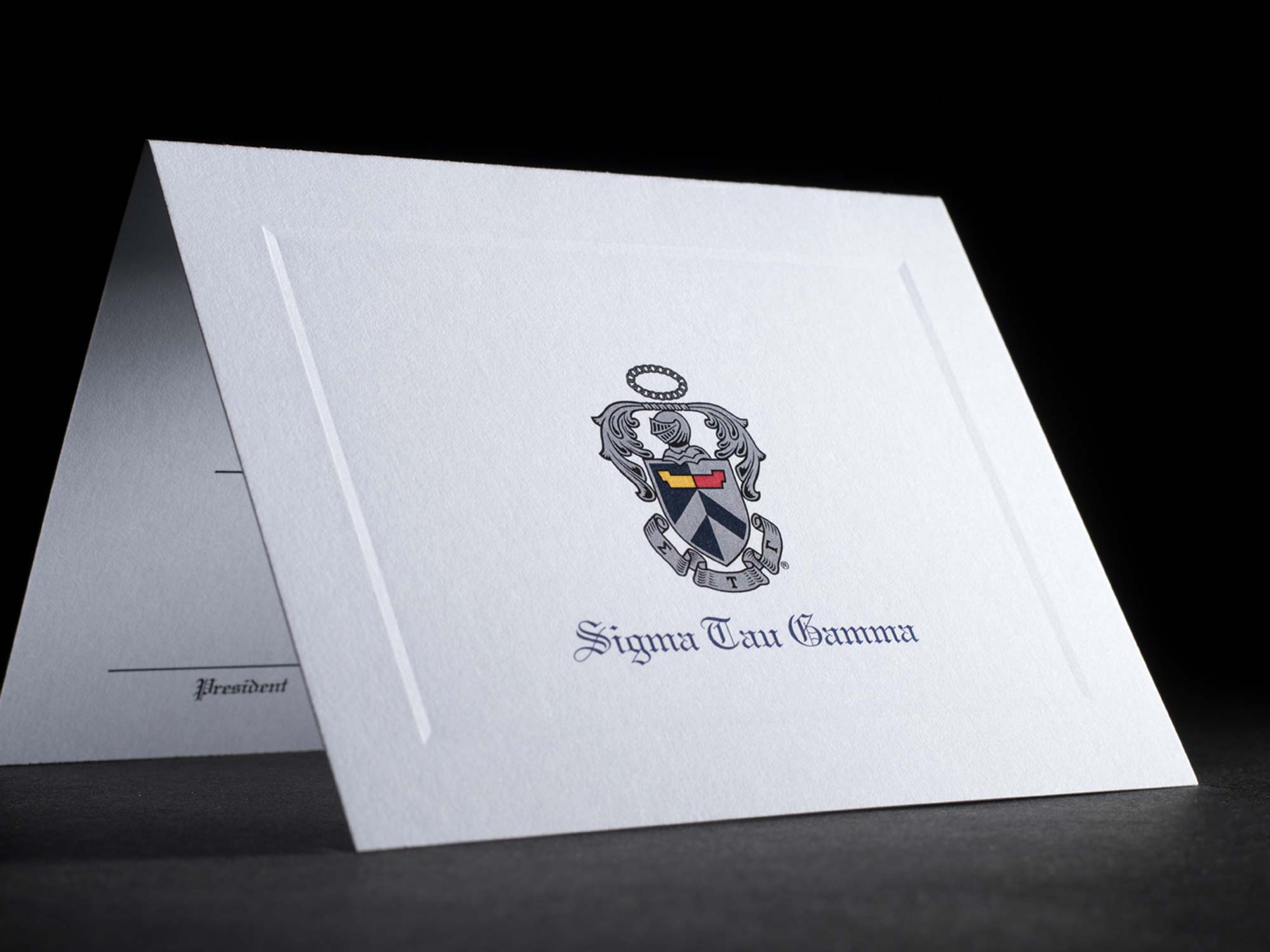 Formal Bid Day Cards Sigma Tau Gamma