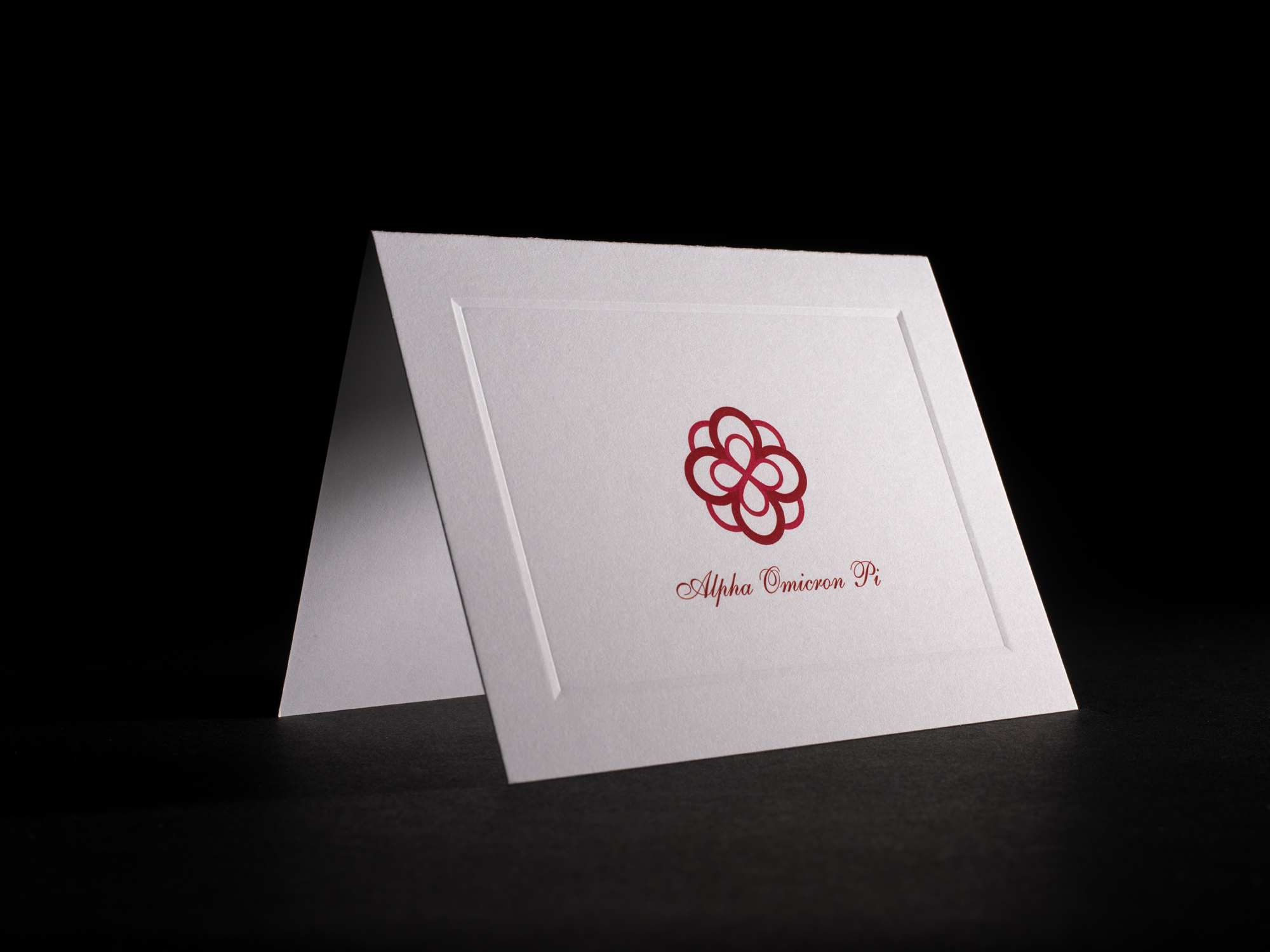 Formal Best of Luck Notecards Alpha Omicron Pi