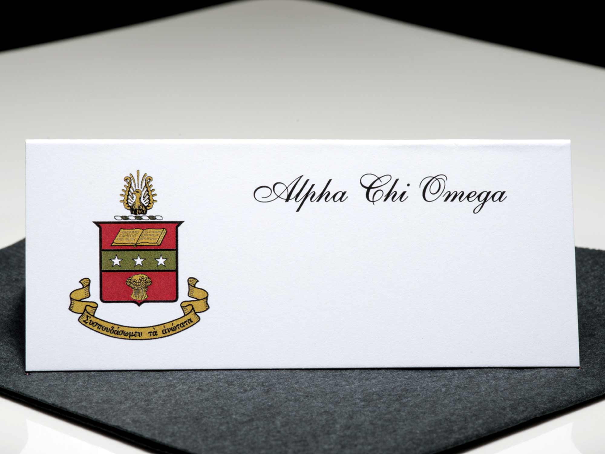 Place Cards Alpha Chi Omega