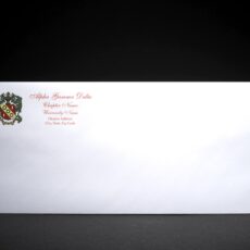 Business Size Envelopes Alpha Gamma Delta