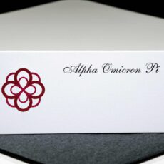Place Cards Alpha Omicron Pi