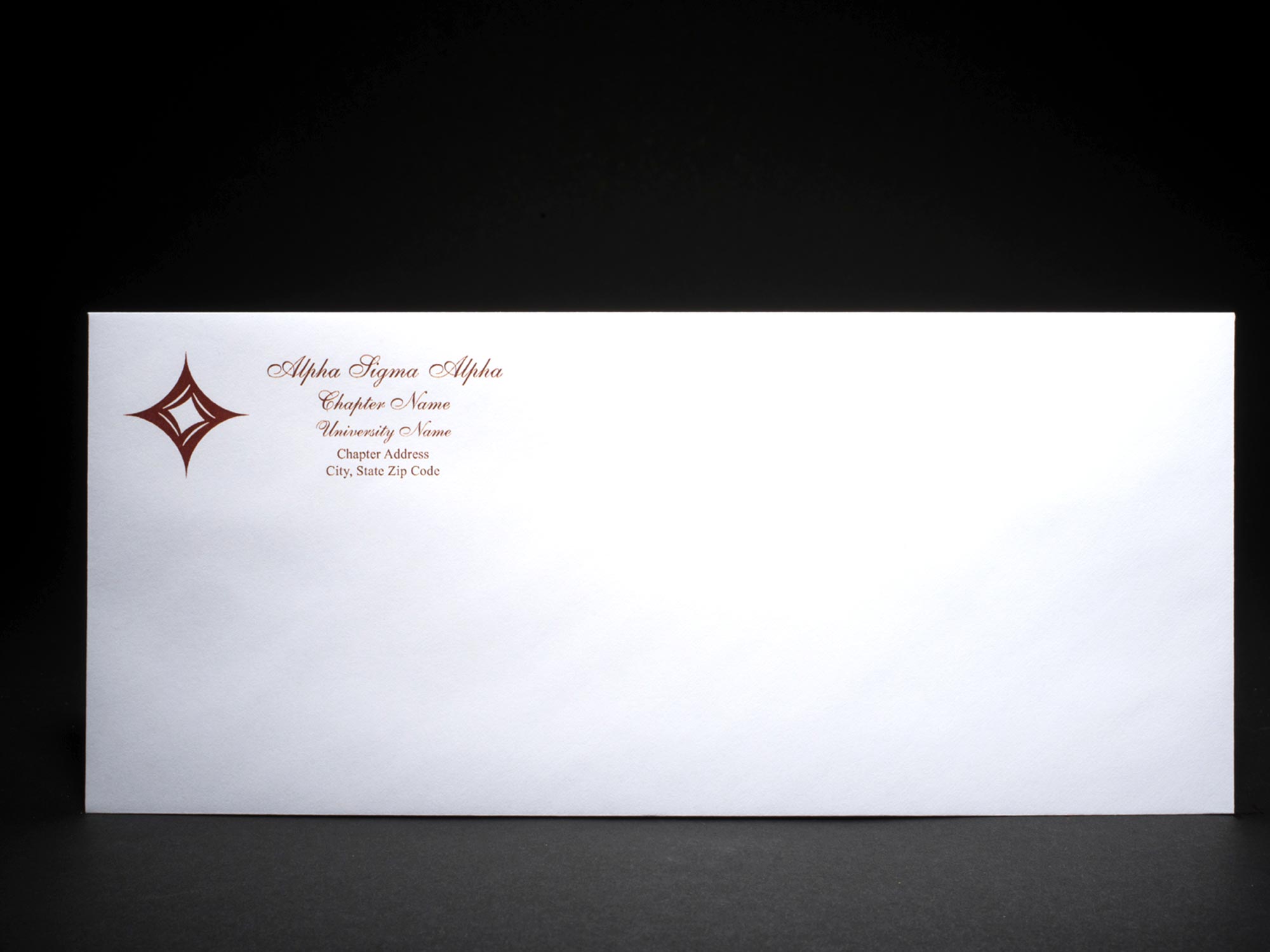 Business Size Envelopes Alpha Sigma Alpha