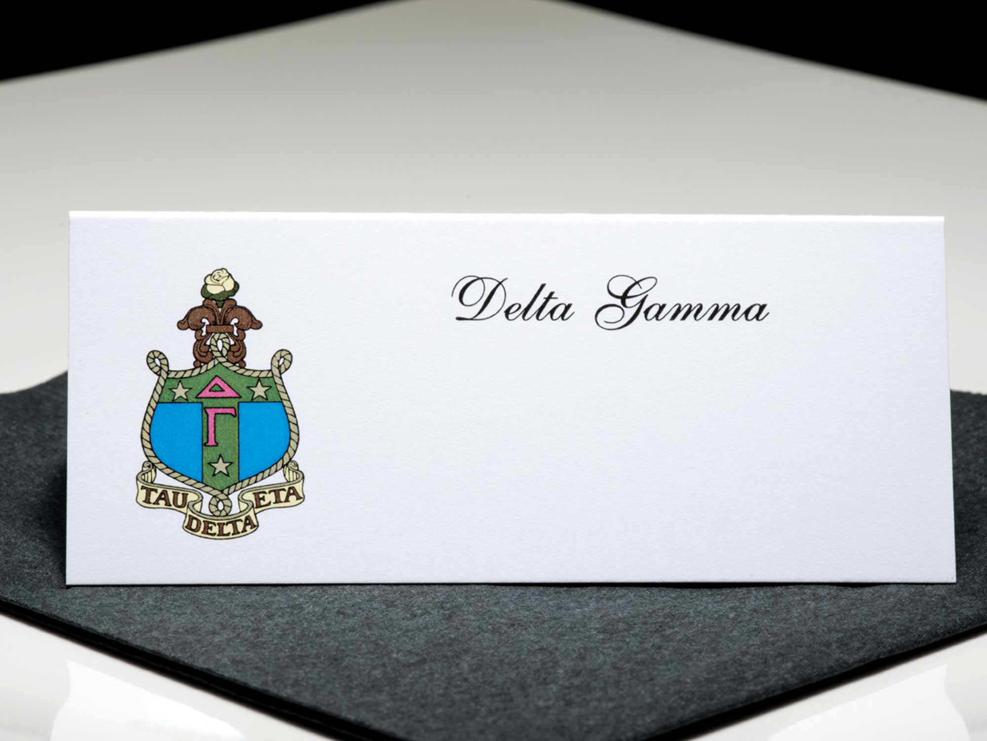 Place Cards Delta Gamma