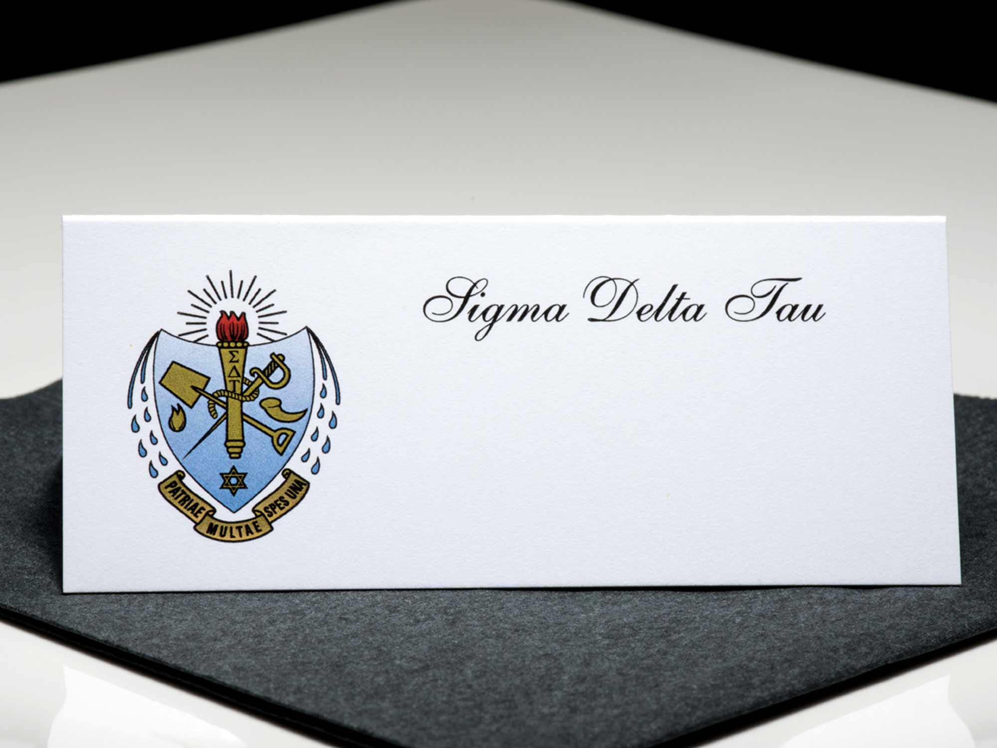 Formal Place Cards Sigma Delta Tau