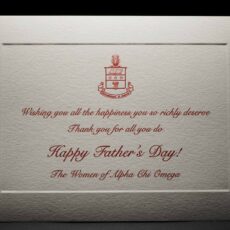 Father’s Day Cards Alpha Chi Omega