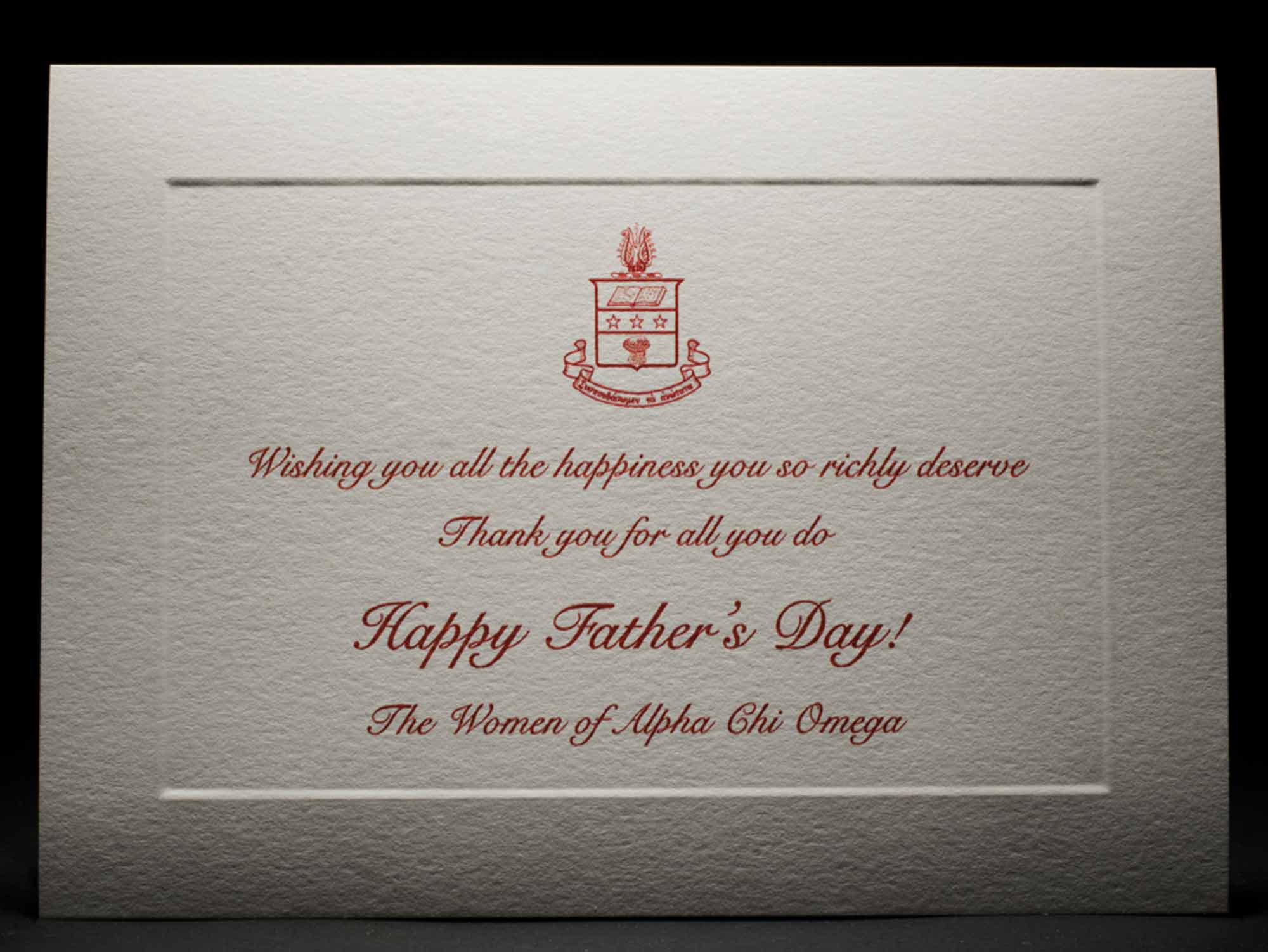 Father's Day Cards Alpha Chi Omega