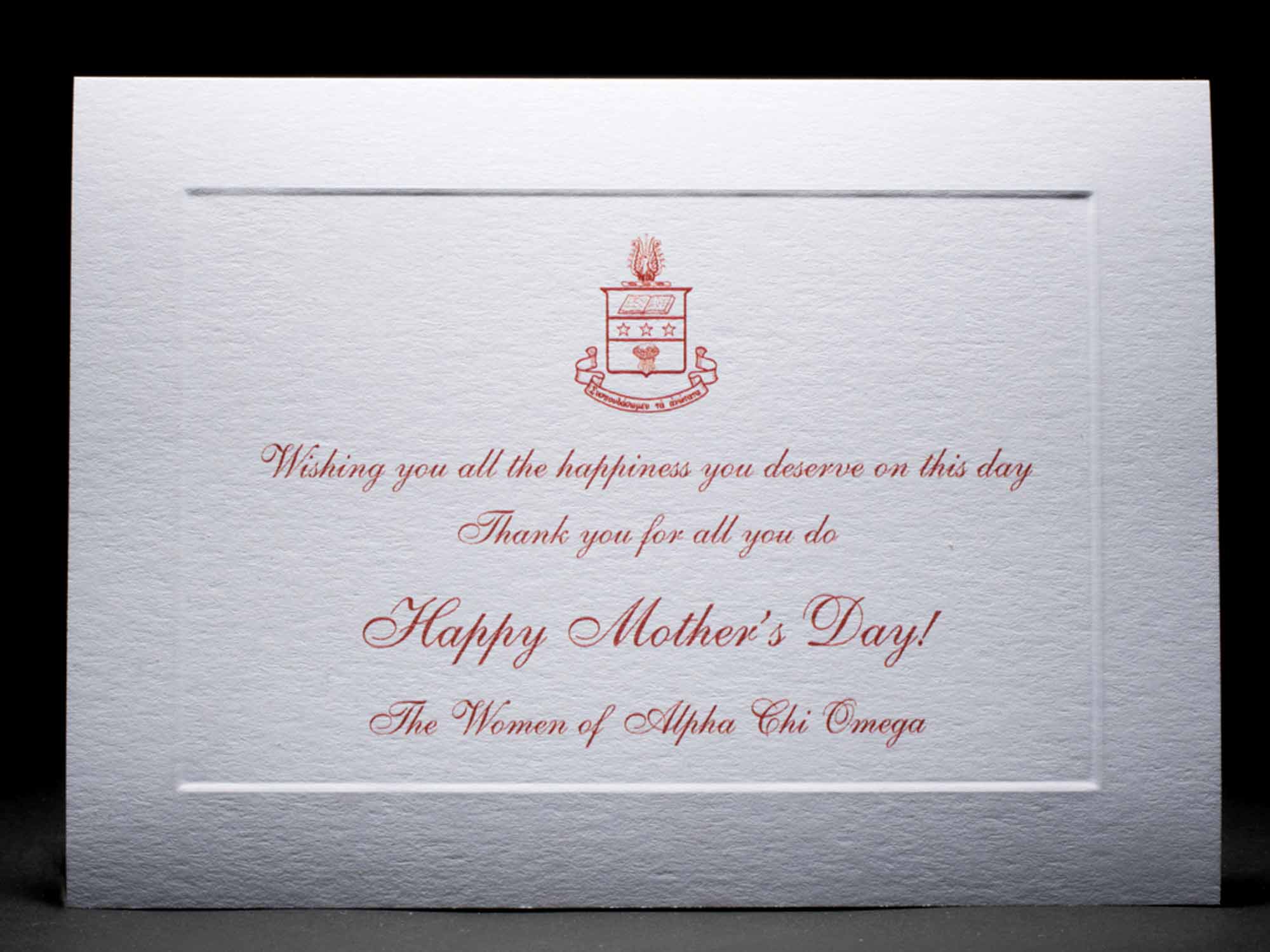 Mother’s Day Cards Alpha Chi Omega