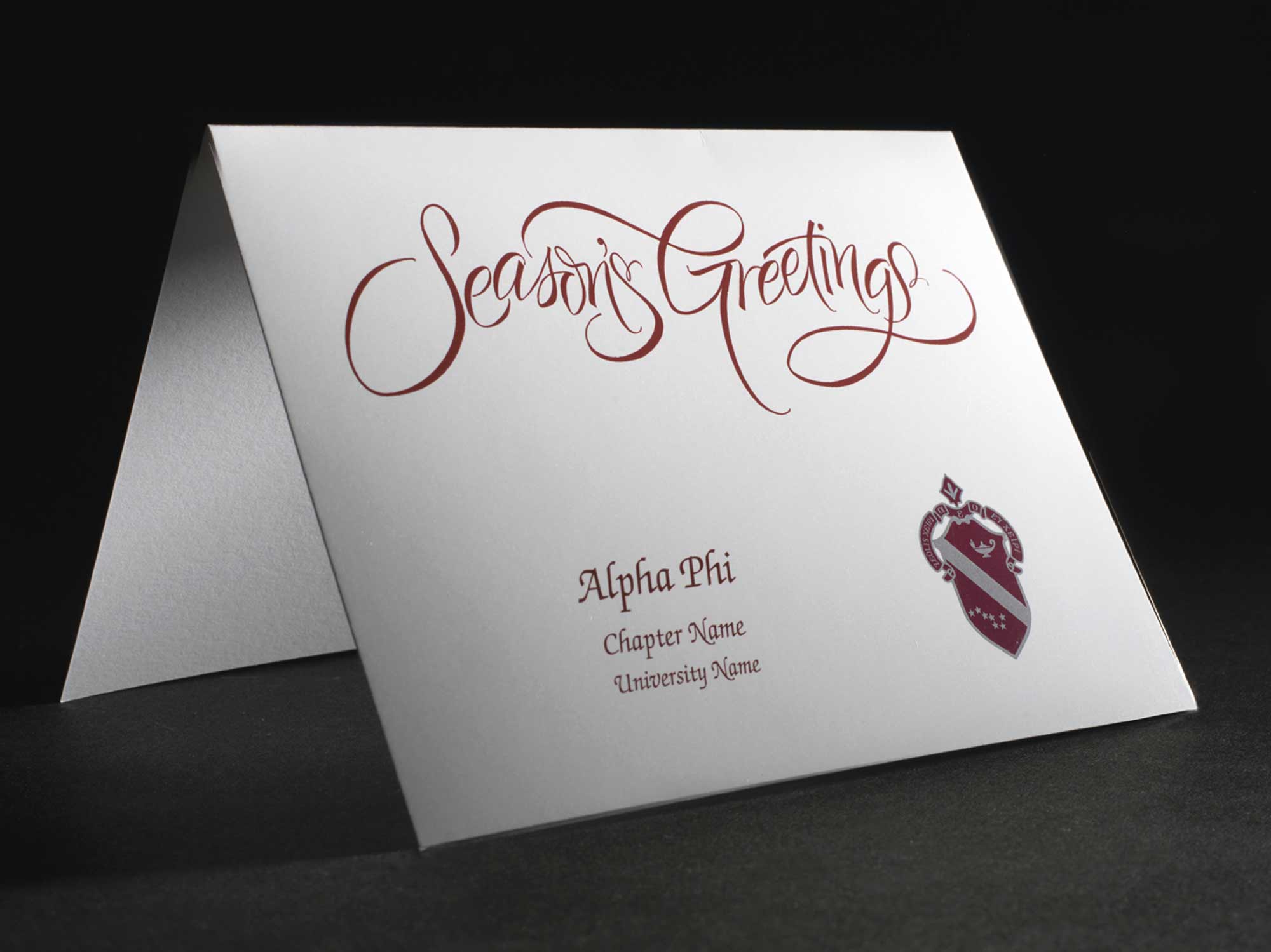 Seasons Greetings Cards Alpha Phi