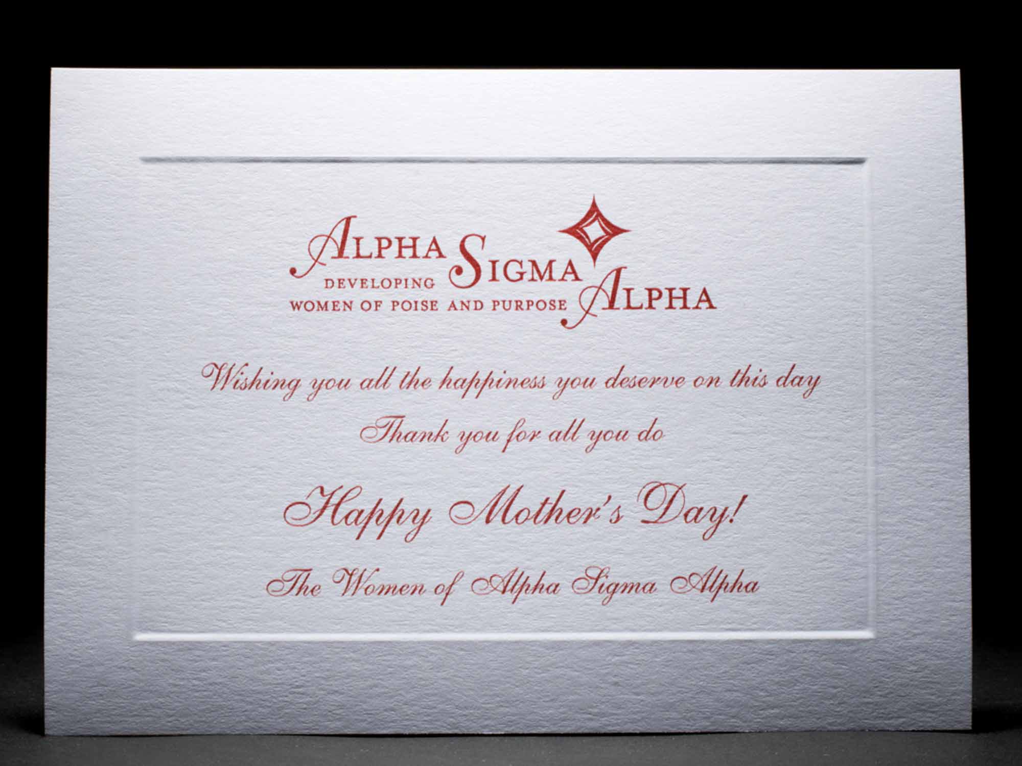 Mother's Day Cards Alpha Sigma Alpha