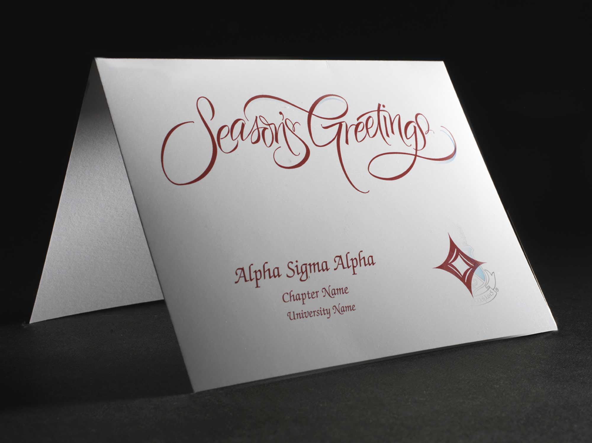 Seasons Greetings Cards Alpha Sigma Alpha