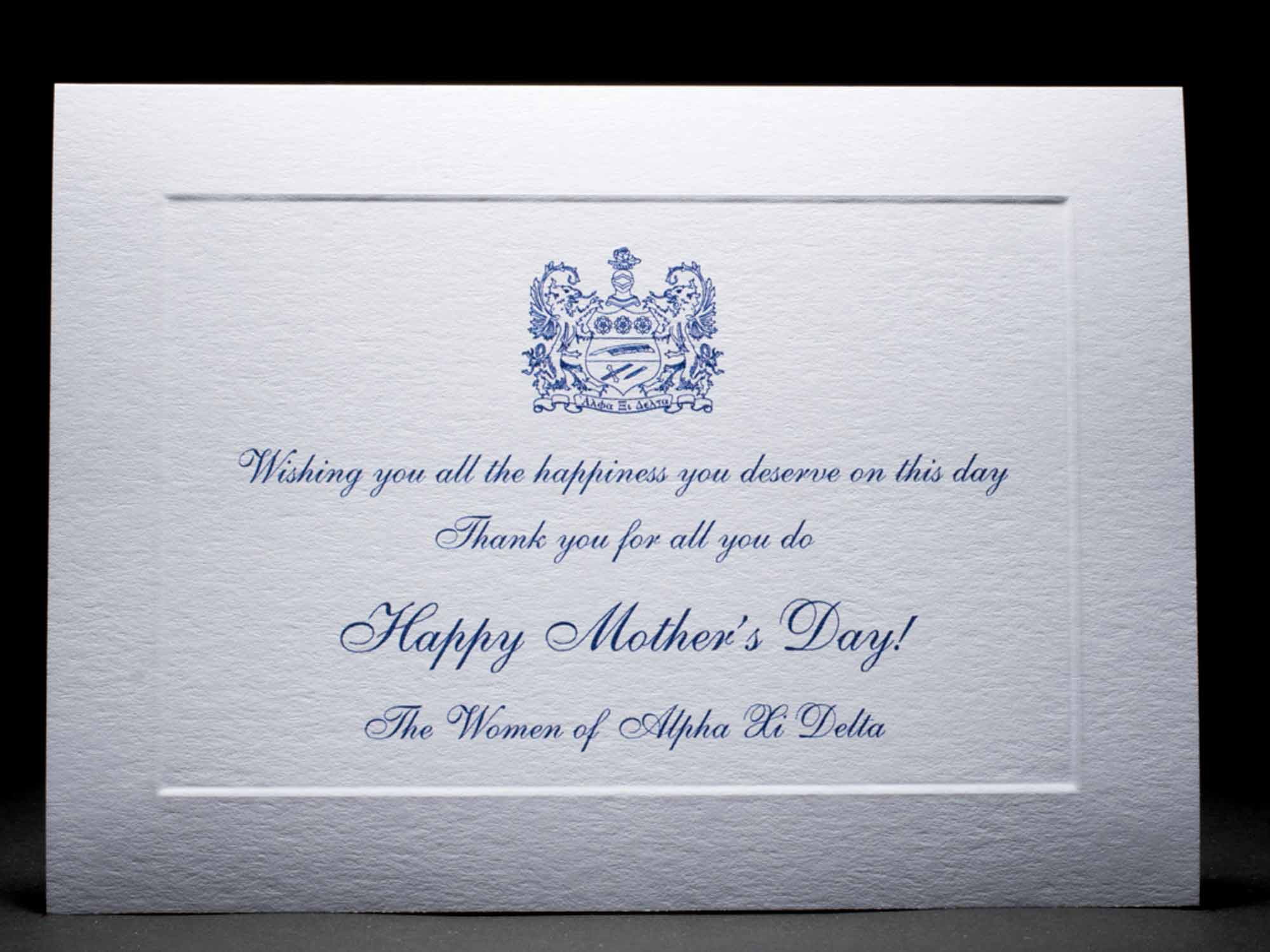 Mother's Day Cards Alpha Xi Delta