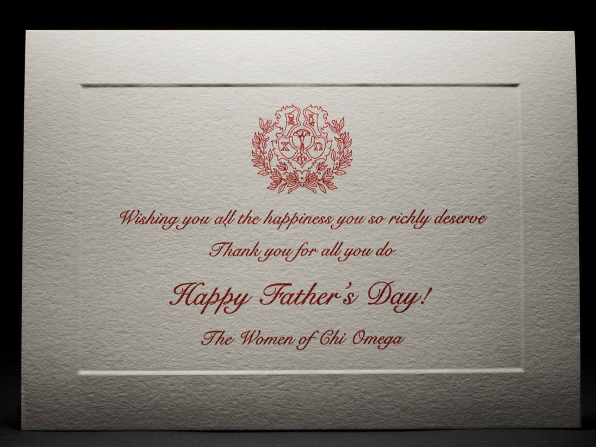 Father’s Day Cards Chi Omega