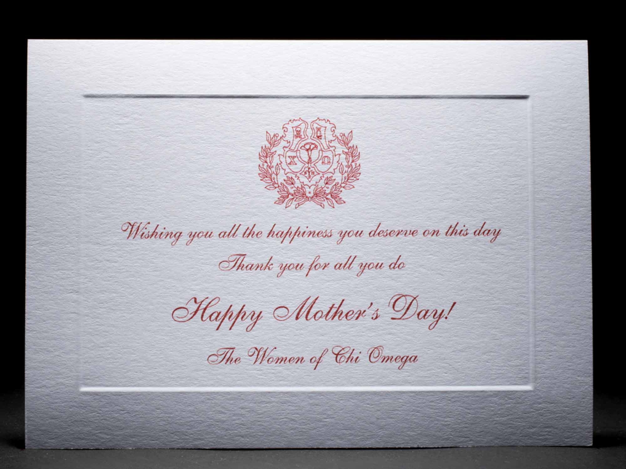 Mother's Day Cards Chi Omega