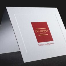 Official Notecards With New Graphic Standard Chi Omega